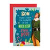 Hallmark Christmas Card for Son - Funny Warner Bros Elf Design