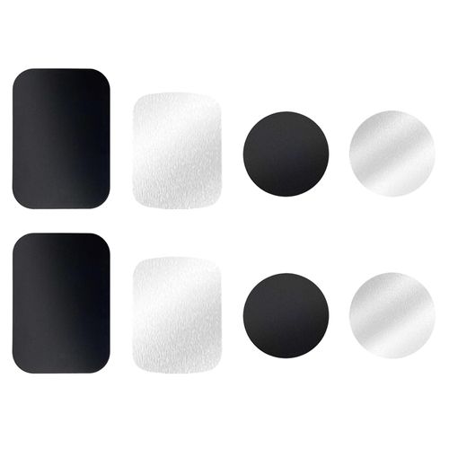 LIANHATA Car Mount Holder, Set of 8, Steel Plates, Magnetic Adsorption, Metal Plates, Auxiliary Plates, For Car Magnets, Metal Plates