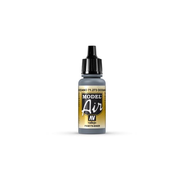 AV Vallejo Model Air 17ml -Ocean Gray