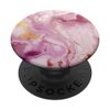 Marble-like Pink with Purple and Gold Colors Pattern PopSockets Swappable PopGrip