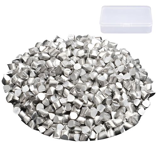 1.1Pound High Purity 99.6% Raw Aluminum Pellets,Aluminum Ingot for Metal Casting,Metal Melting,DIY,Chemical Reactions