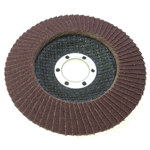 Toolzone 115mm (4-1/2") Angle Grinder Sanding Flap Disc Wheel 80 Grit