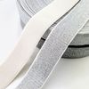 Suncoolla 5M Gold Silver Glitter Elastic Band (Silver, 40mm)