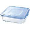 Iwaki KBT3248BLN Pack & Range Microwave-safe Container, Aqua Blue, Square
