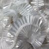 200 Einweg-Duschhauben aus transparentem Kunststoff mit Gummizug (2x 100er Pack)