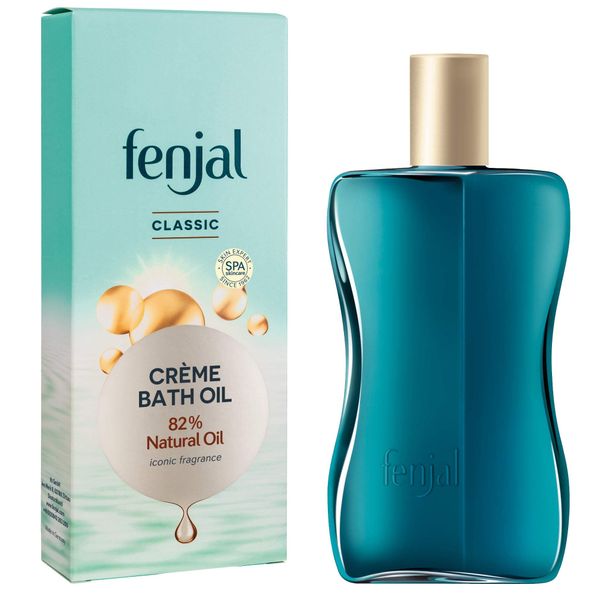 FENJAL Classic Luxury Creme Bath Oil - 125ml |Cleanses and Nourishes Your Skin