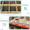 NineLeaf replacement black on white label tape compatible for DYMO label manufacturers