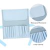 Makeup Brush Storage Bag Portable Brush Roll Up Pouch Folding Cosmetic Bag with 10 Pockets for Travel and Home Use