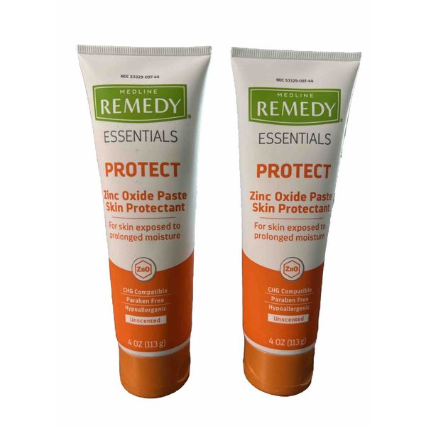 Remedy Essentials Zinc Paste Skin Protectant 4oz- 2 Pack- MSC092ZP04