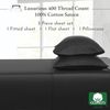 Softest 100% Cotton Twin Sheets Set, 400 Thread Count Sateen Bedding for Dorm Ro