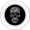 Skull made in Diamonds - graphic design PopSockets PopGrip for MagSafe