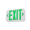 LED Emergency Exit Sign GREEN Compact Battery Backup