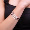 Treasure Bay Classic Women's 925 Sterling Silver Bangle Bracelet Cuff