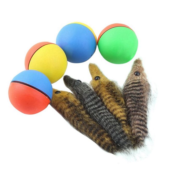 Pet Supplies Motorized Rolling Chaser Ball Toy for Dog/Cat/Pet/Kid