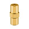 Goobay RJ45 window feed-through Ultra-Slim for laying network connections between window frames - 0,5 m / 71413