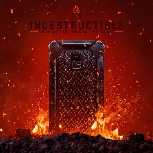Dark Energy Poseidon Pro Indestructible Portable Charger | Fast Charging USB-C Ports, Ultra-Durable Armor Flex, 10,000 mAh, Waterproof, for Outdoor Survival & Emergency Supplies