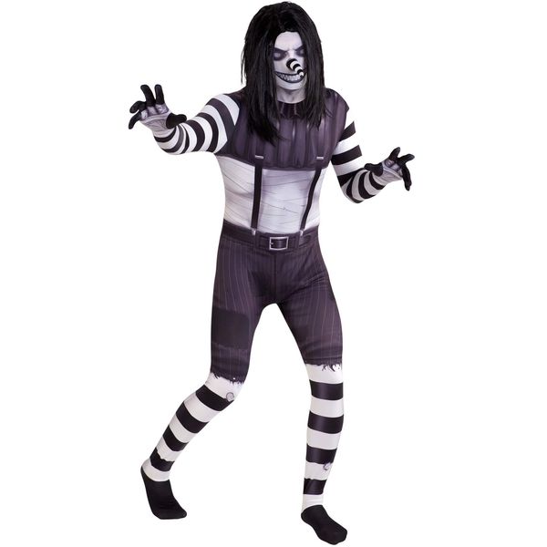 Morphsuits Laughing Jack Kostüm Erwachsene, Halloween Halloween Herren, Halloween Damen, Herren M
