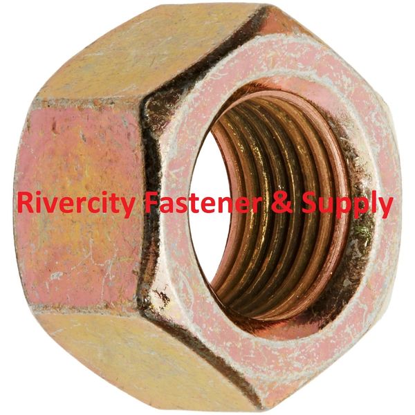 (1) 3/8-24 Grade 8 Left Hand / Reverse Thread Nut 3/8x24 Nut Fine Thread