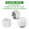 TAISHER 5 PCS 304 Stainless Steel Cap Pipe Plug Socket Fitting 1/2" BSP Female