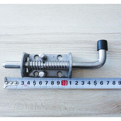 BANCHELLE Spring Latch Pin Shed Latch 304 Stainless Steel 165 mm for Door Gate Van Container 165 mm, 2 PCS