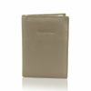 Visconti 2201 Leather RFID Passport Wallet Taupe