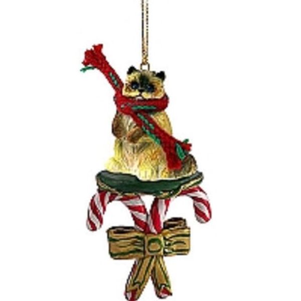 Conversation Concepts Ragdoll Candy Cane Ornament