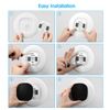CaseBot Wall Plate for Ecobee3 Lite / Ecobee3 SmartThermostat, Practical Trim Kit, Easy Installation, Durable Polycarbonate Material, Stylish Design (White)