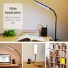 5W USB Clip-On Desk Lamp LED Flexible Reading Light Dimmable Table Lamps