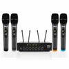 Pyle Wireless Bluetooth Portable Battery Operated 4-Mic Set 5lbs. PDWM4120