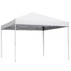 10 x 10 FT Pop Up Foldable Waterproof Canopy Tent Adjustable Height w/ Bag White