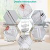 3-Tier Clear Pull Out Organizer Stackable Kitchen Bathroom Organizer w/ Dividers