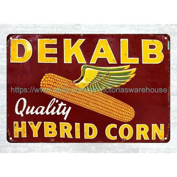 DEKALB CORN metal tin sign house interior decoration items