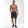 Men's 2 Pack 7" Workout Running Shorts Quick Dry Lightweight Gym Shorts with Zip Pockets (2 Pack: Black/Dark Grey Small)