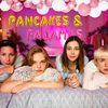 LaVenty Pancakes & Pajamas Decoration Pancakes & Pajamas Balloons Pajamas Party Decoration Slumber Party Decoration Girls Night Decoration (pink gold 1)