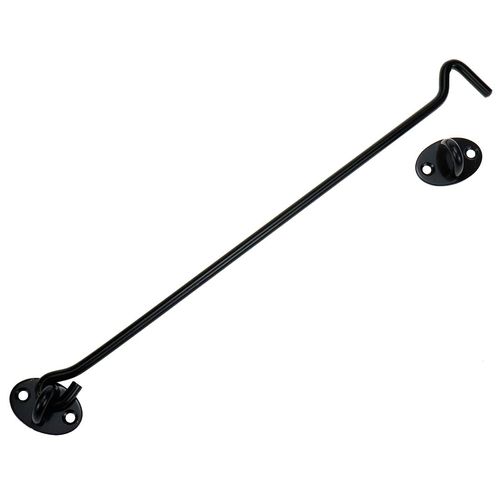 Geesatis 12 Inch Heavy-Duty Stainless Steel Swivel Latch – Solid Thickened Rust-Proof Gate Hook for Windows, Doors & Cabinets – Secure Locking for Barn Doors, Sheds & Gates (1 Pack)