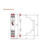 Grt8-B1 Mini Power Off Delay Timer Relay Din Rail Type Delay Timer Switch With Led Indicators For Industrial Electronics Projects Ac/Dc 12V~240V