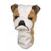 Daphne's Bulldog Headcovers, Brown-White