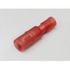 Nichifu Plug-in Pin Terminal Pack, PC Shape (100 Pieces), Clear Red