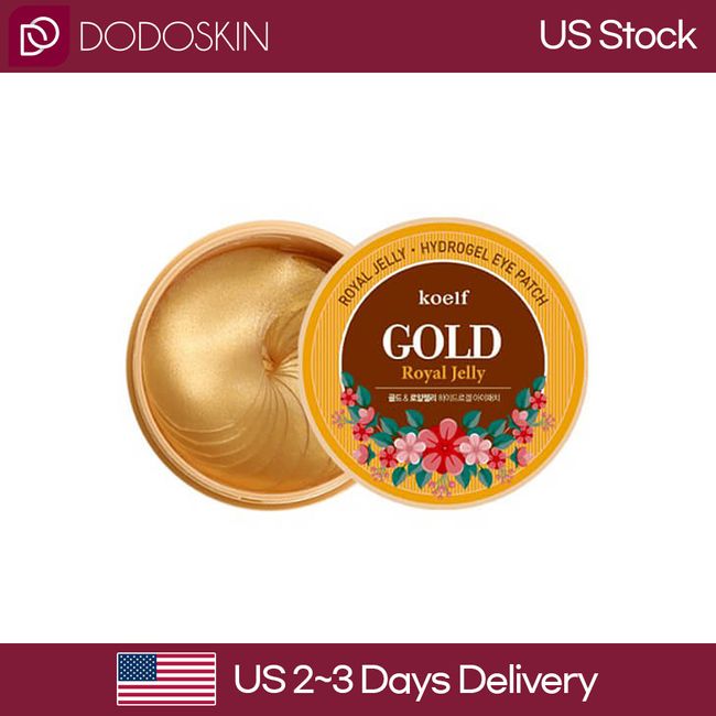 US SELLER Koelf Gold Royal Jelly EYE Patch 60ea