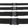 Plastic Side Release Buckle Clip for Luggage, Rucksack/Back Pack, Webbing Strap (25mm - 1 pack, Black)