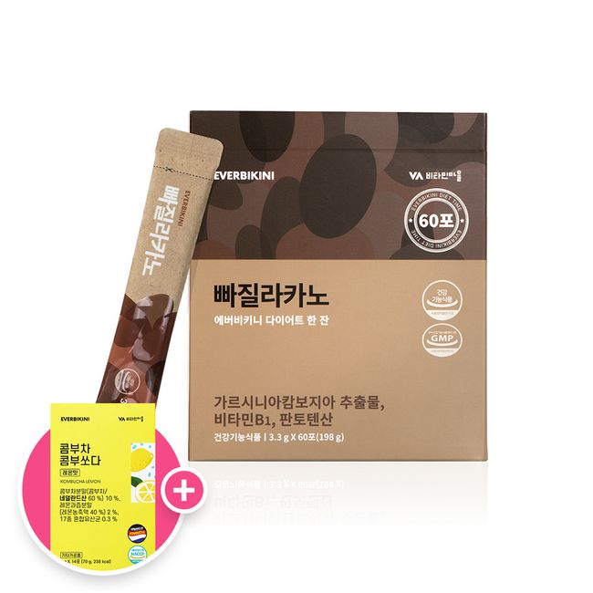 (Kombusoda gift) Ever Bikini Coffee Flavored Diet Palacano Large Capacity 60 sachets x 1 box