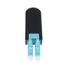 ECSiNG LC Fiber Optic Fiber Optic Cable Adapter 10Gb 40Gb OM3 Multimode 50/125 Loopback Adapter for Testing Applications Test Plug Multimode