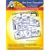 Aunt Martha's Barnyard Romance Hot Iron Embroidery Transfer
