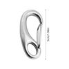 Spring Link - Lock Fastener Hook,Clip Egg Shape Multifunctional Quick Release for Hiking Camping Keys Rvs Water Bottles