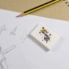 2 x 45mm 'Rainbow Music Notes' Erasers/Rubbers (ER00028650)