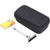 Khanka Hard Travel Case replacement for WEISHI Double Edge Safety Razor/Merkur Long Handled Safety Razor