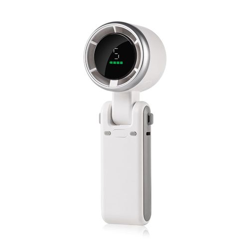 DOODBI Portable Handheld, Turbo Fan with Up to 12 Working Hours, 5 Gear Wind, 3 IN 1 Hand Fan with Air Turbo Tech Cooling Fan for Travel, Working (White)