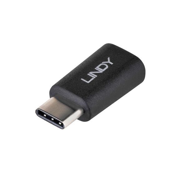 LINDY USB3.1 変換アダプタ TypeCオス-Type MicroBメス(型番:41896)