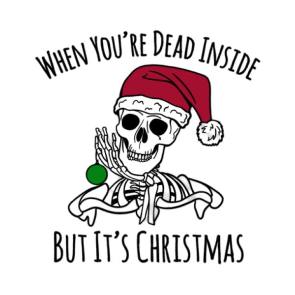 Christmas Baby Bodysuits (When Your Dead Inside, 6-9)