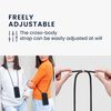 kwmobile Crossbody Case Compatible with Google Pixel 9 / Pixel 9 Pro Case Strap - Wildflower Vines Multicolor/Transparent